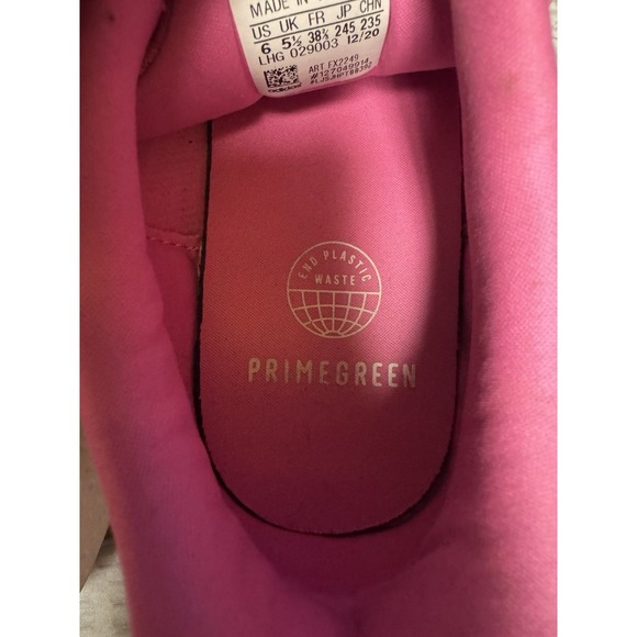 adidas Women's Primegreen Pink Tennis Shoes Size 6‎ - Picture 5 of 6